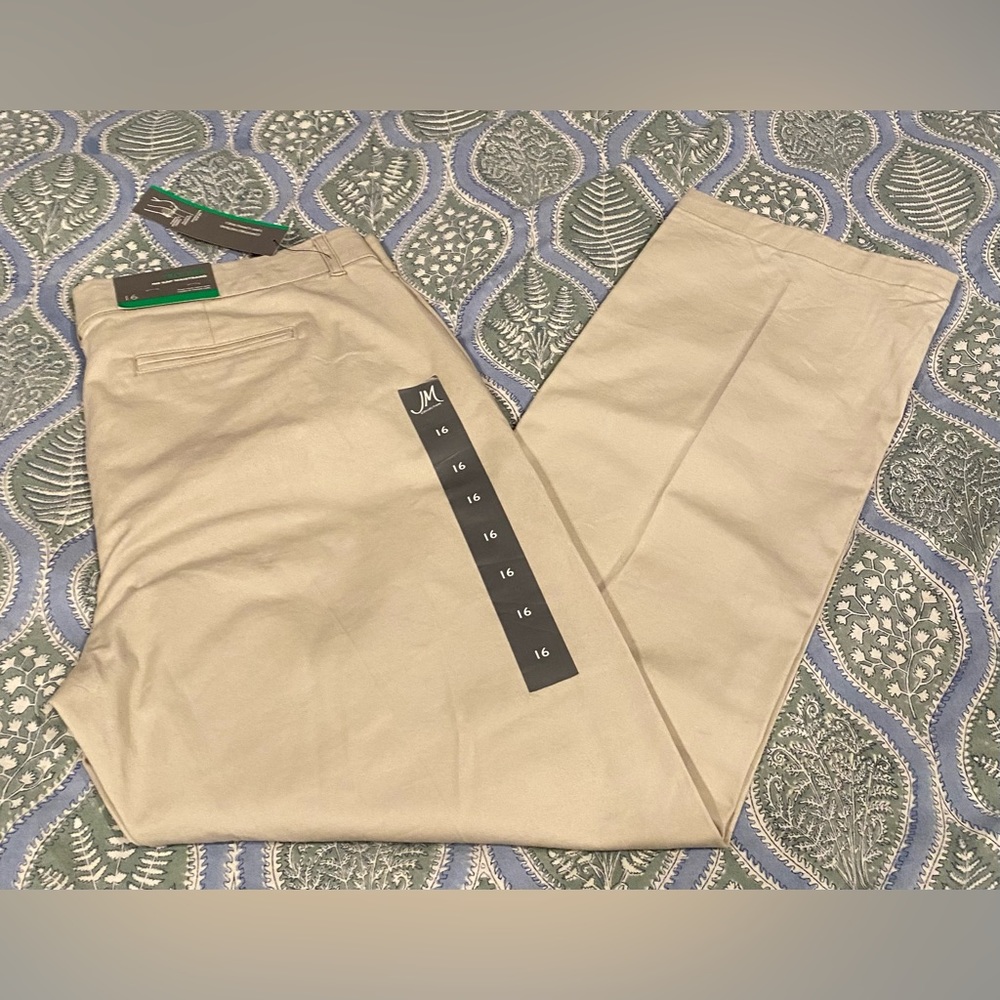 JM Collection Tan Trousers nwt. - Picture 5 of 6